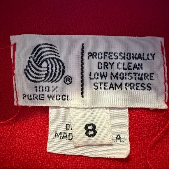 RARE VINTAGE DESIGNER CHRISTIAN DIOR THE SUIT – Made in USA – 1980s - Picture 10 of 16